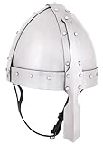 Ulfberth - Spangenhelm mit Polster und Riemen - Wikinger Helm aus...