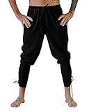 YAOHUOLE Wikinger Hose Herren Mittelalter Herren Renaissance Hose...