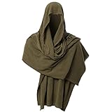 GRACEART Shemagh Taktisch Schamane Gugel Schal Mit Brosche