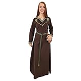 Vehi Mercatus Mittelalter Kleid Langarm, mit Borte Sigyn...