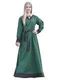 Battle-Merchant Langarm Mittelalter Kleid Jona mit Gürtel für...