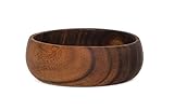 levandeo Holzschale rund aus Akazie - Holz Schale Obstschale...