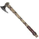 WOOOOZY Wikingeraxt realistisch aus Hartschaum, 60 cm