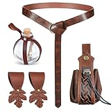 RoserRose Halloween Nekromanten Anzug, Mittelalter Kleidung, mit...