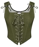 SCARLET DARKNESS Damen Gothic Cosplay Kostüm Festlich Party mit...