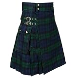 schottenrock Herren Kilt original gürtel breit Klassischer...