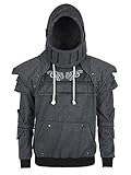 CoolChange Ritter Pullover im Rüstungs Design mit Ritterhelm...