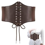WANTUSHUI Mittelalter Gürtel Damen Große Größen,Breiter...