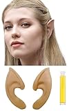 Maskworld Lange Elfenohren aus hochwertigem Latex - Praktische...