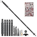 Golden Bird Wanderstöcke Survival 12 in 1 Trekkingstöcke...