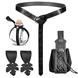 RoserRose Halloween Nekromanten Anzug, Mittelalter Kleidung, mit...