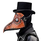 Pestdoktor Pestarzt Maske Plague Doctor Halloween Masken Kostüm...