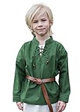Battle-Merchant Mittelalterhemd Kinder Colin, langärmlig,...