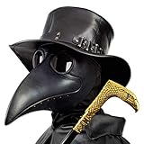 PartyCostume - Schwarz Pest Arzt Maske - Lange Nase Vogel...