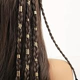 OUDQFCJ 80 Stück Haarschmuck Gold,Piraten Schmuck,Haarschmuck...