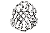 Windalf Wikinger Damen Ring LUCIANA h: 2.3 cm Freyas Fackel...