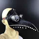 Achort Plague Doctor Mask, Halloween Maske, Pest-Maske Doktor...