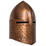 vidaXL Mittelalterlicher Ritter Helm Kreuzritter Ritterhelm...