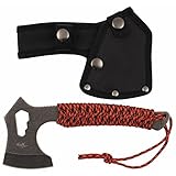 MFH Tomahawk, Redrope Stonewashed Camping Axt Outdoor-Axt mit...