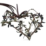 MOSTORY Dunkelgrüne Krone Kopfschmuck Waldelfe Stirnband für...