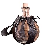 Battle Merchant Kugel - Feldflasche aus Glas mit Gürtelhalter...
