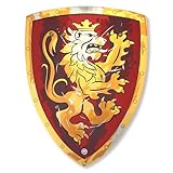 Liontouch - Edles Ritterschild, Rot/Mittel - Kinder von 3-8...